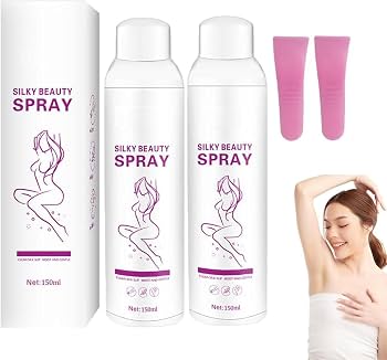 150ml Silky Beauty Spray, Quick and Painless Hair Removal Spray Foam for Legs, Arms, Underarms, Chest, Back,Skin Care